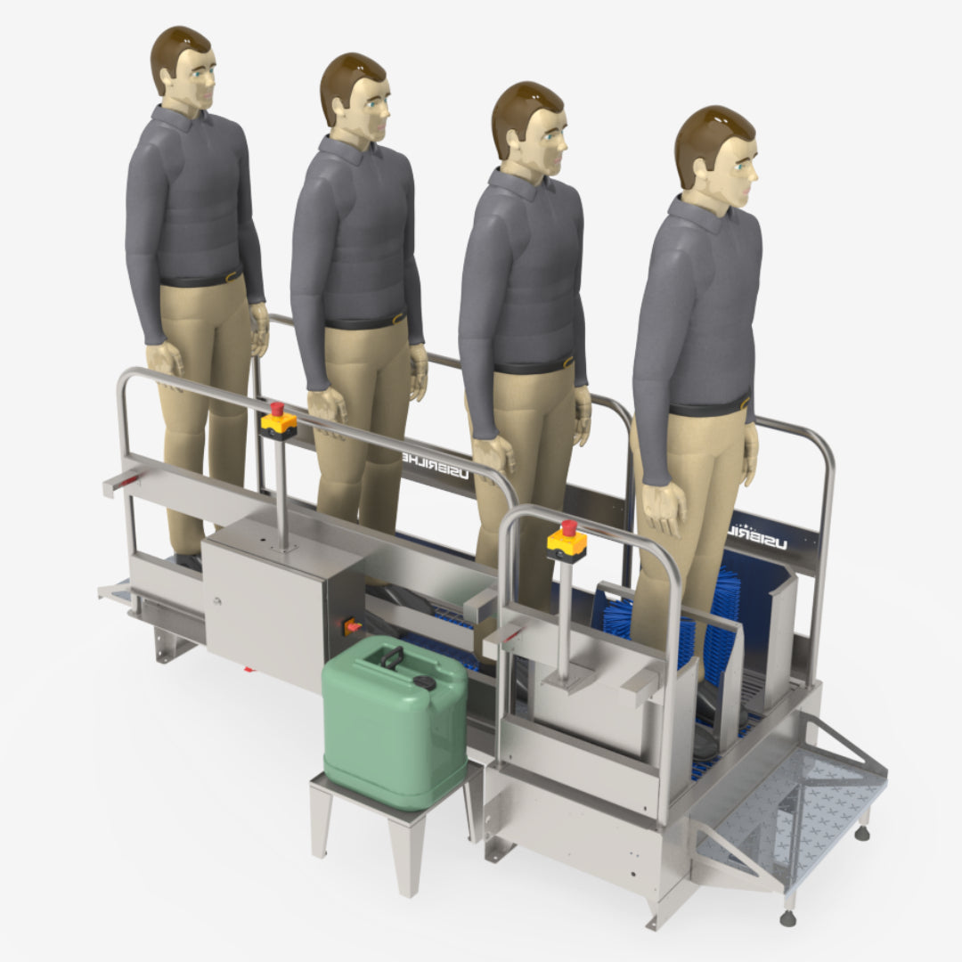 Lava Botas SC-09 | Passarela Completa de Alta Vazão